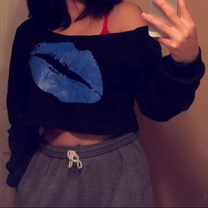 Blue Kiss Crop Top